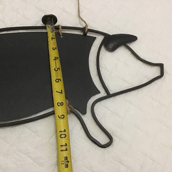 Farmhouse Pig Wall Decor | Metal Pig Silhouette | Rustic Country - Picture 3 of 5